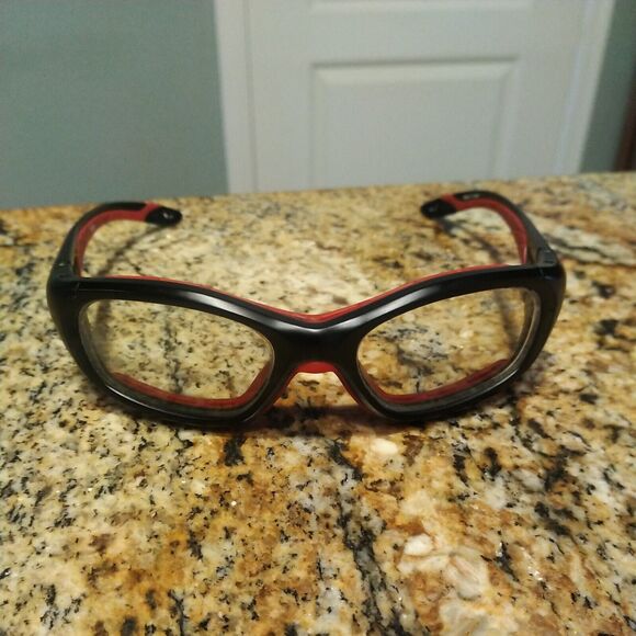 F8 Slam Rec Specs Liberty Sport Red & Black Protective Glasses 52 17 135 - Picture 2 of 11